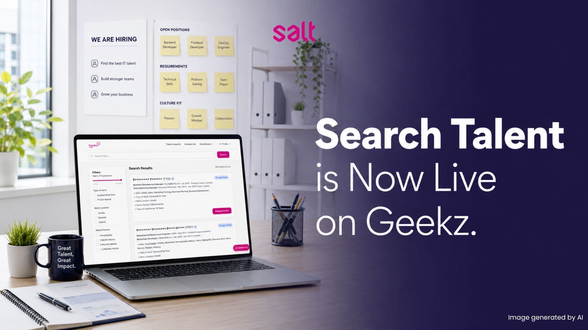 Geekz "Talent Search" is Now Live: Find Your IT Candidates with Just One Keyword
